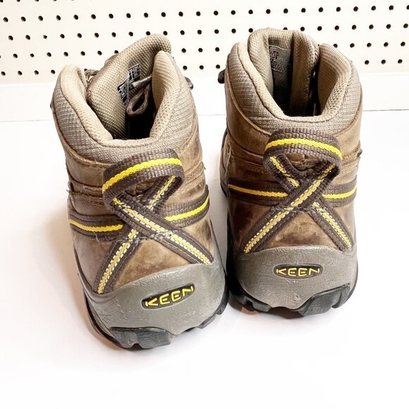 KEEN Women's Brown Tan Waterproof Hiking Outdoor Lace Up Ankle Boots - Picture 2 of 7